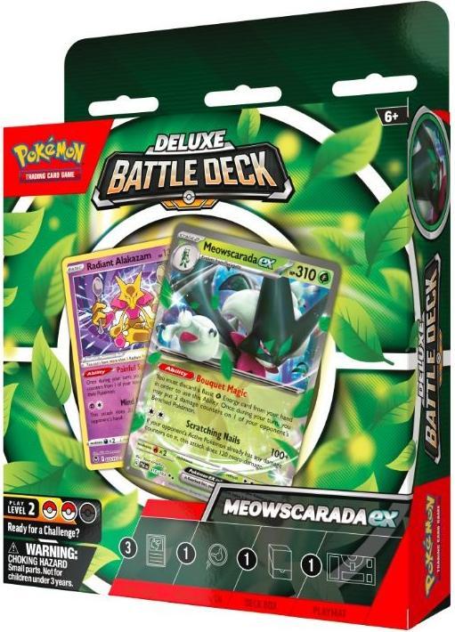 Actual product image Pokémon Zestaw kart Deluxe Battle Deck Meowscarada EX (Deck)