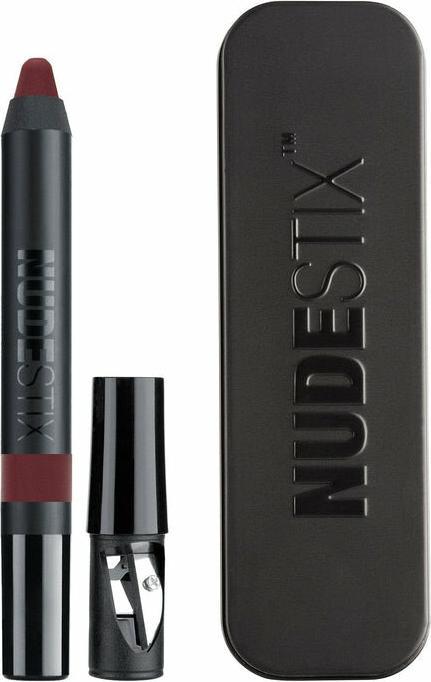 Nudestix Intense Matte Lip Cheek Pencil Raven 2.8g Mini Travel (Raven)