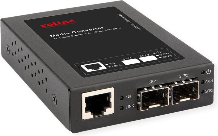 Roline Gigabit Konverter, RJ-45 - Mini-GBIC
