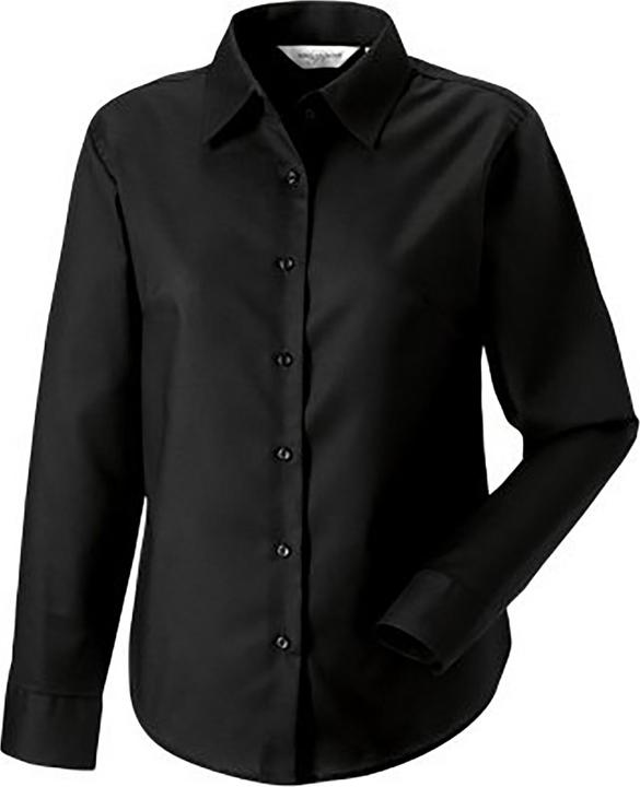 Produktbild Russell Collection Easy Care Oxford Bluse Langarm (3XL)