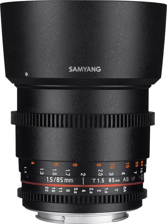Actual product image Samyang 85mm T1.5 VDSLR II Sony E-Mount (Sony E, full size)