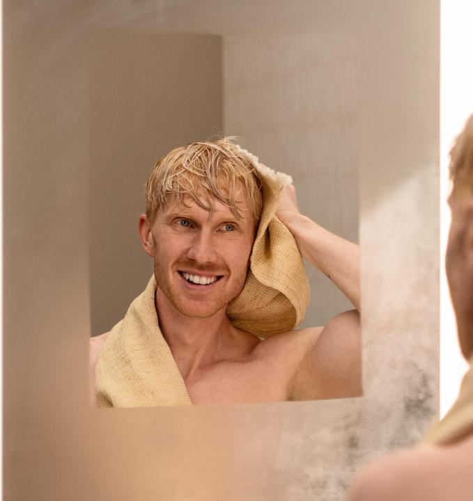 Image du produit hansgrohe Xarita Lite Q miroir, éclairage LED vertical, 500x30x700mm, capteur IR