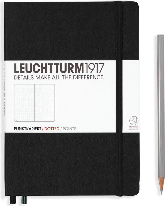 Leuchtturm1917 Calepin (A5, Pointillés, Couverture rigide)