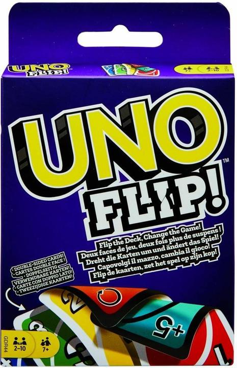 Actual product image Mattel Games Uno Flip (Multilingual)