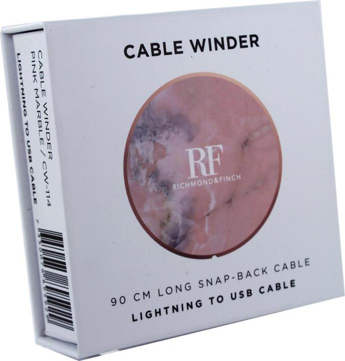 Image du produit Richmond & Finch Câble Lightning avec boîtier enrouleur (0.90 m, USB 2.0)