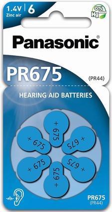 Produktbild Panasonic Hörgeräte Batterien PR675 (6 Stk., 675)