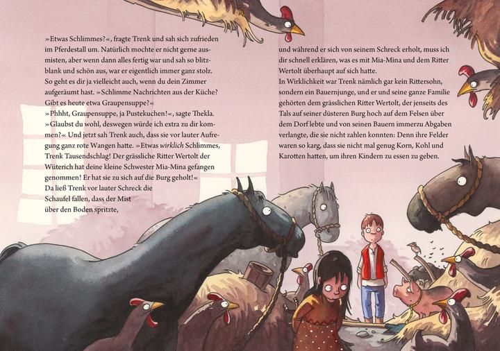 Image du produit Der kleine Ritter Trenk und der ganz gemeine Zahnwurm (Allemand, Kirsten Boie, Barbara Scholz, 2013)