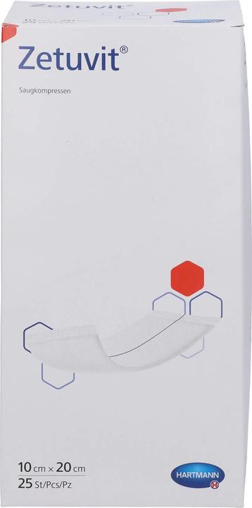 Actual product image Hartmann Zetuvit absorbent dressings sterile 25 pieces