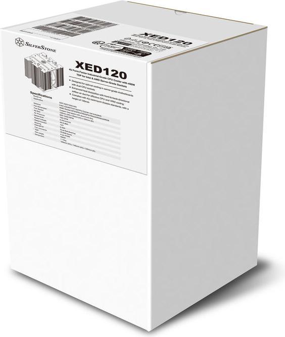 Produktbild Silverstone SST-XED120S-WS - 4U CPU Cooler 6*8 WS