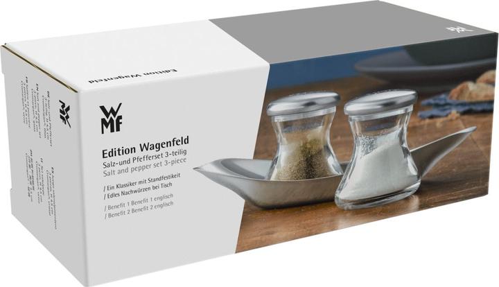 Actual product image WMF Wagenfeld "Edition" Salt-pepper-set (Salt, Pepper)