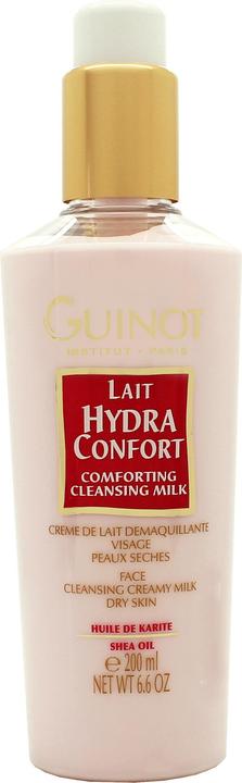 Image du produit Guinot Lait Hydra Confort Lait Nettoyant Confort à l'huile de karité 200ml (Chiffons de nettoyage, 200 ml)