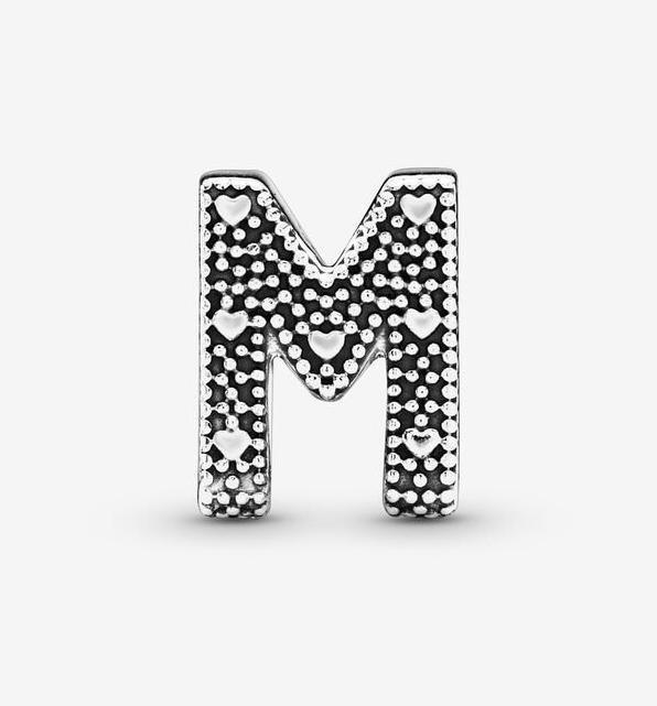 Productafbeelding Pandora Letter M (Zilver)