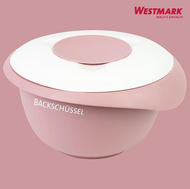 Produktbild Westmark Rührschüssel rosa/ws (2.50 l, 1 x)