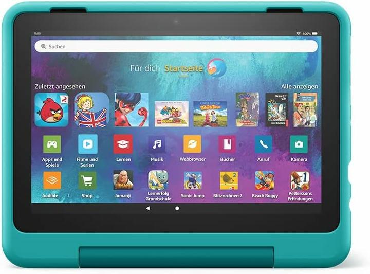 Produktbild Amazon Fire HD 8 Kids Pro (nur WLAN, 8", 32 GB, Teal)