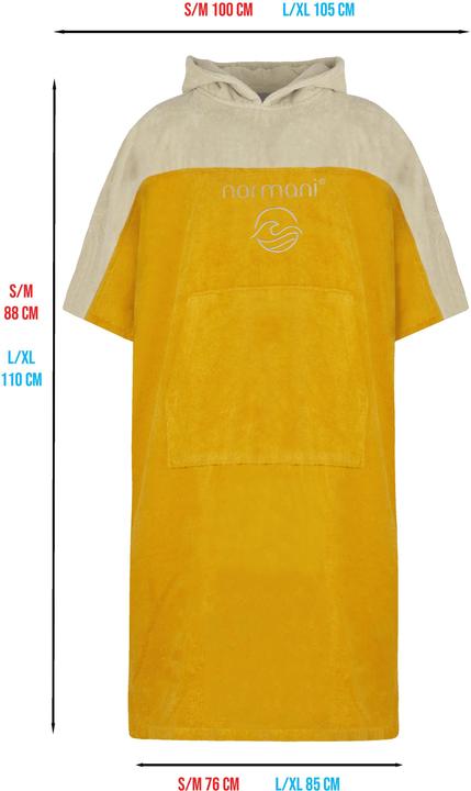 Immagine prodotto Normani Poncho da donna per surfisti Kuta - 8779 (S/M)