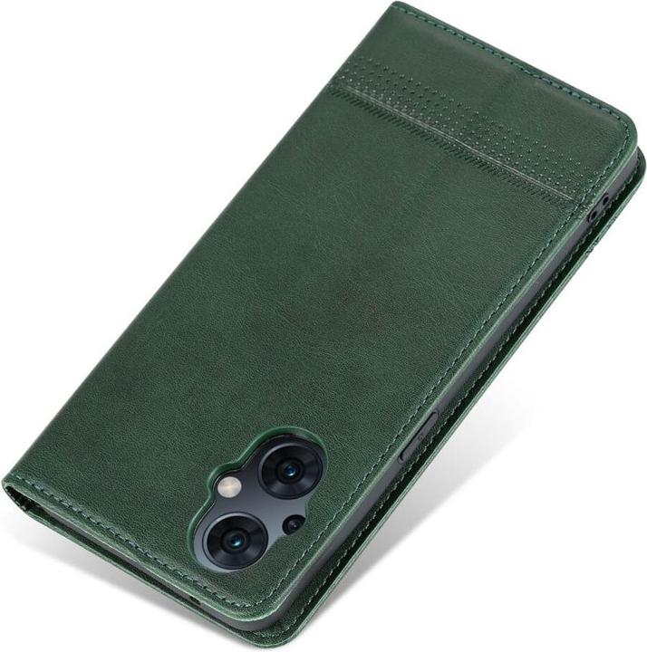 Produktbild Cover-Discount OPPO Reno8 Lite - Stand Flip Case Hülle grün (Oppo Reno8 Lite)