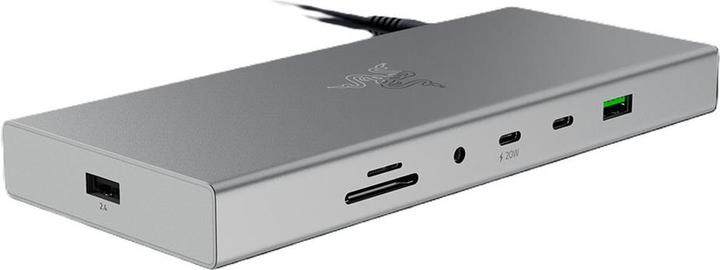 Produktbild Razer NB Acc Dock USB-C 4 Mercury (RC21-02280200-R3EK) (USB-C, 14 Ports)