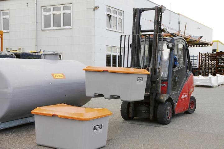 Actual product image Cemo Grit container made of GRP (400 l)