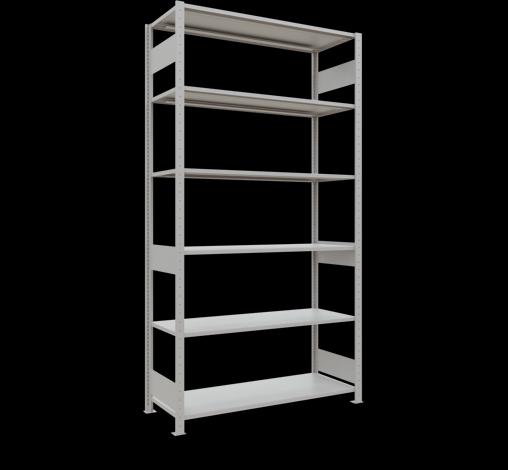 Immagine prodotto Schulte Lagertechnik Sistema di scaffalature di base senza viti MULTIplus150 con ripiani di lunghezza