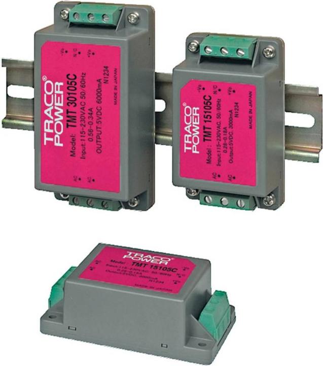 Image du produit TracoPower Alimentation d'impression AC/DC TMT 15115C 15 V/DC 1 A 15 W