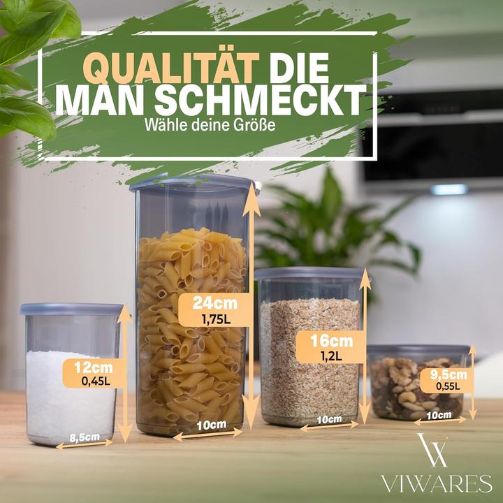 Actual product image Viwares Vorratsdosen-Set (36 Stück) (1.75 l)