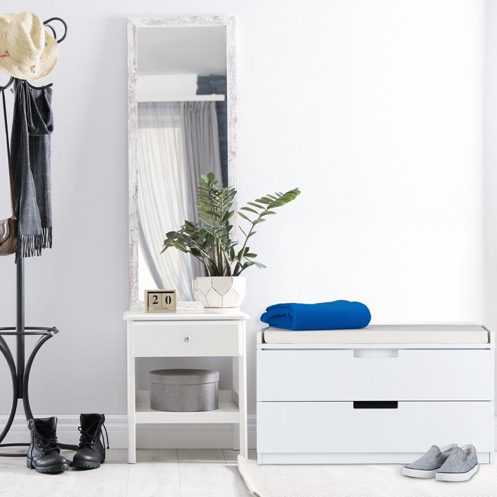 Actual product image Relaxdays Storage Bench With 2 Drawers (80 cm)