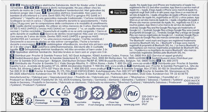 Nutritional values and ingredients Oral-B iO5s Quite White (Oscillating toothbrush)