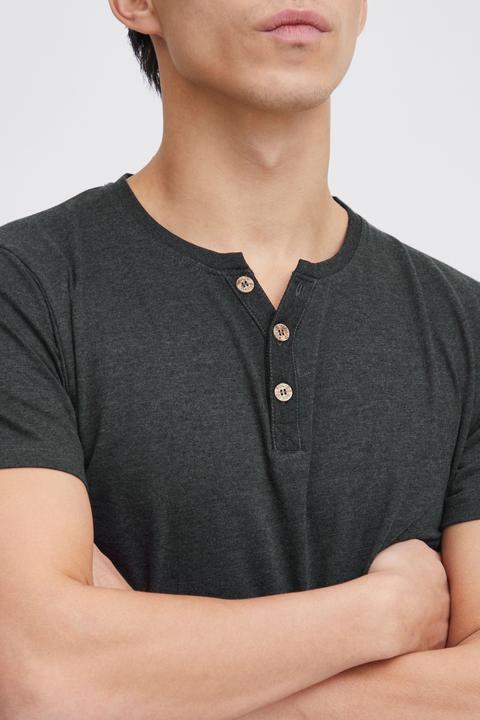Immagine prodotto Solid Volker T-Shirt A Maniche Corte Maglietta Da Uomo Con Collo Grandad (M)