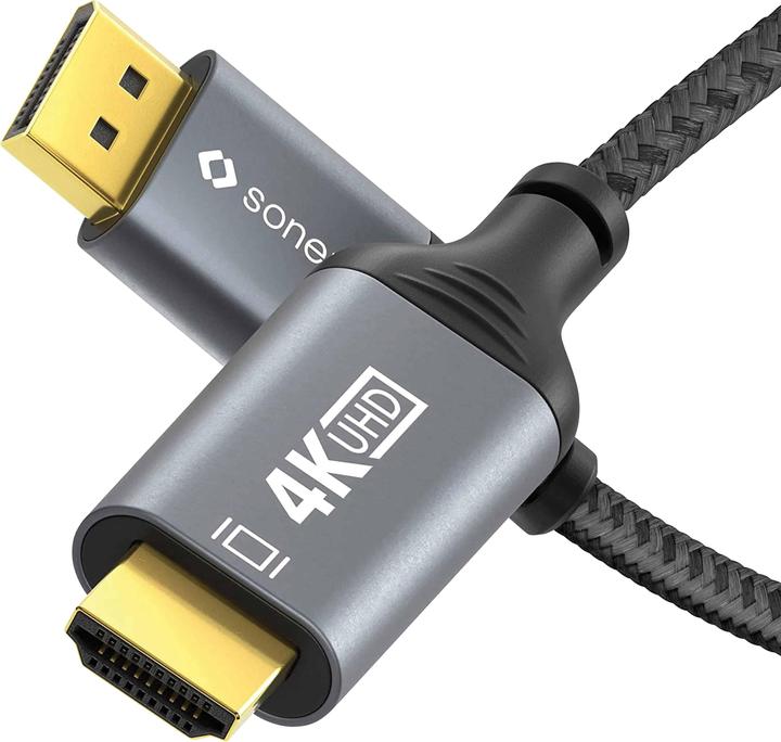 Produktbild Sonero HDMI – DisplayPort (3 m, DisplayPort, HDMI)