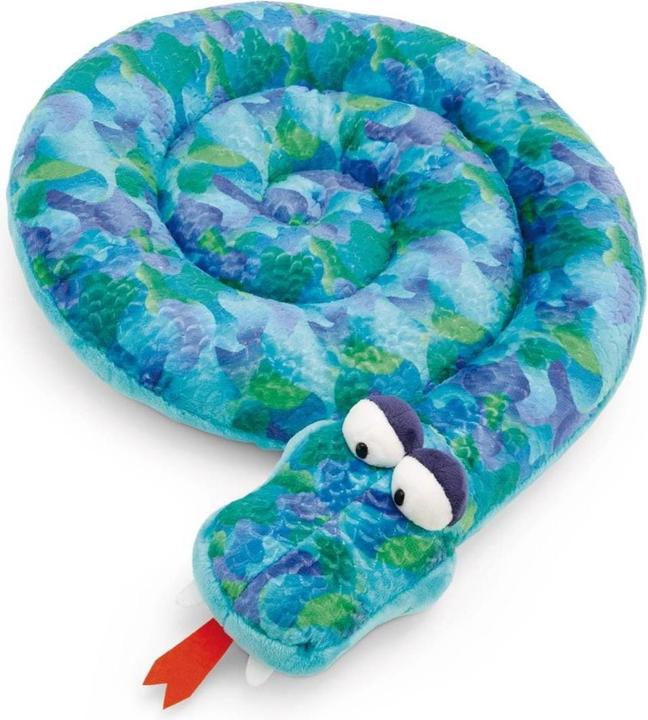 Actual product image NICI 61729 Kissen Schlange rund 30cm GREEN