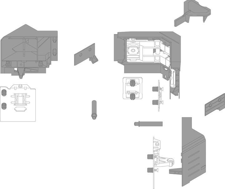Blum Space-Corner Syncromotion set TANDEMBOX antaro M