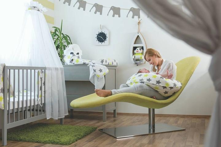 Produktbild Zewi Romper aus Frottee-Limette Sterne (68)