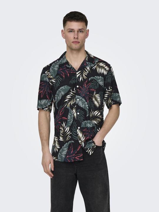 Produktbild Only & Sons Normal geschnitten Resort Kragen Hemd Hemd (S)