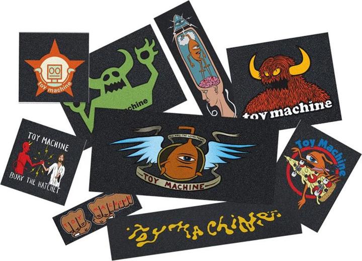 Actual product image Toy Machine Griptape Grip Stickers (pack of 6)