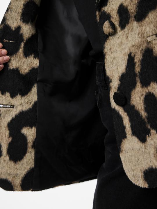 Produktbild Pieces PCDEMI LEOPRINT Einreihiger Blazer (M)
