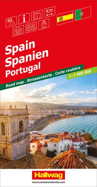 Actual product image Spain / Portugal Road Map 1:1 Mio