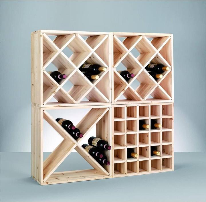 Actual product image Zeller Present Wine rack (52 x 25 x 52 cm)