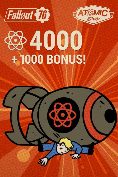 Produktbild Microsoft Fallout 76 - 4000 (+1000 Bonus) Atoms (3000 CHF)