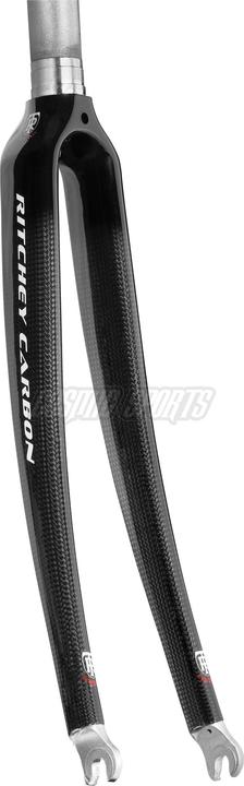 Produktbild Ritchey Comp Road Carbon Gabel, 700C, 368mm, 43mm, 100x9mm QR, 25.4-26.8, Felgenbremse, matte carbon