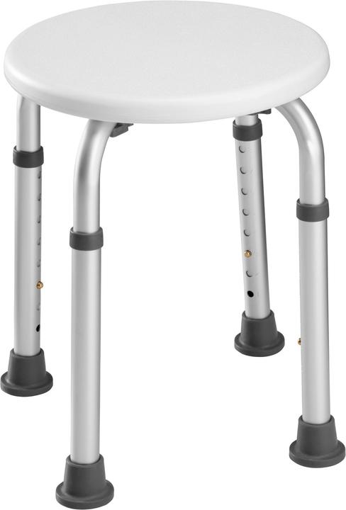 Produktbild tectake Duschhocker Rund (120 kg)