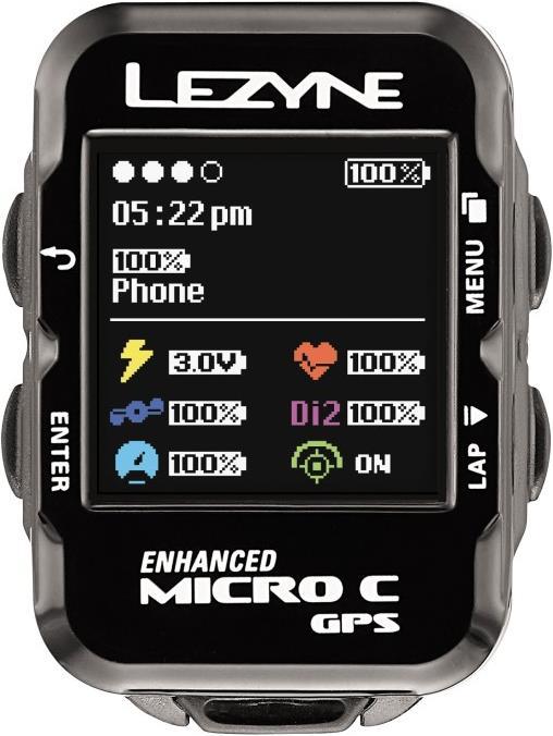 Lezyne Micro Color HRSC Loaded