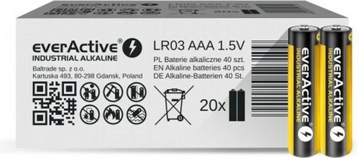Actual product image Everactive Industrial (40 pcs., AAA, 1100 mAh)