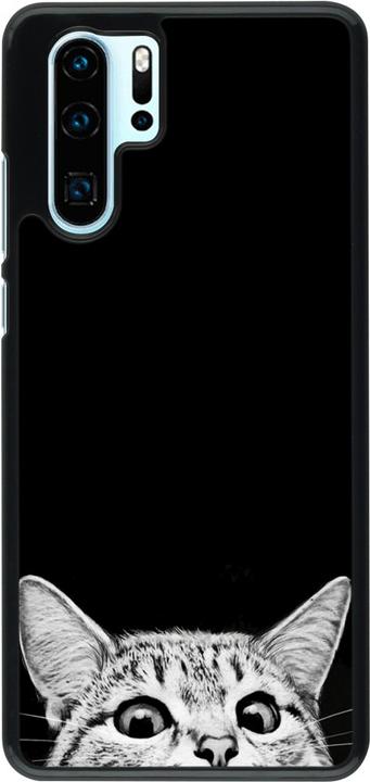 Actual product image PhoneLook Cover Cat Looking Up Black (Huawei P30 Pro)