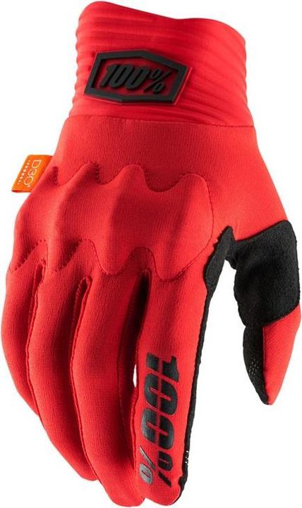 Image du produit 100% 100 Percent Hommes Cognito Glove Red/Black Md Gants pour occasions spéciales, Rojo Y Negro, Me (M)