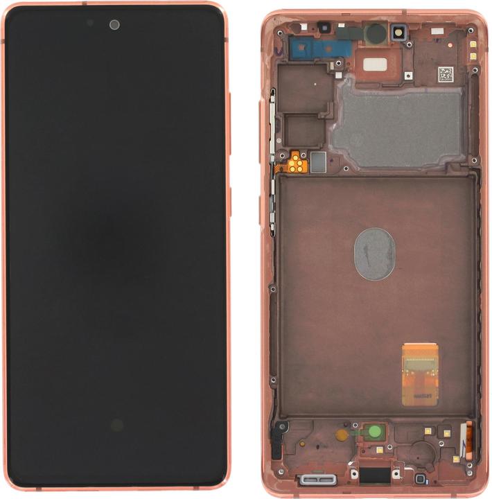 Actual product image Samsung Front LCD Asm Orange SM-G780 Galaxy S20 FE (Display, Galaxy S20 FE)