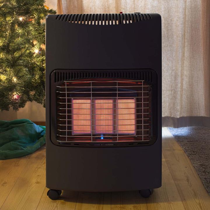 Actual product image Wiltec mobile gas heater 4,2kW gas radiant heater 42x36x73cm radiant heater indoor (4200 W)