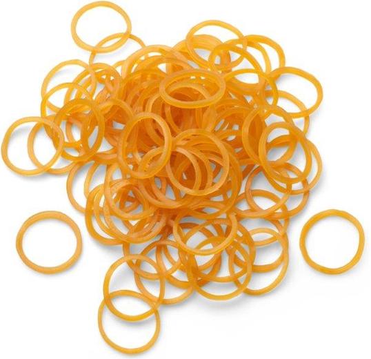 Trisa Mini Rasta-Haargummis blond 20 mm 120 Stk (Haargummi)
