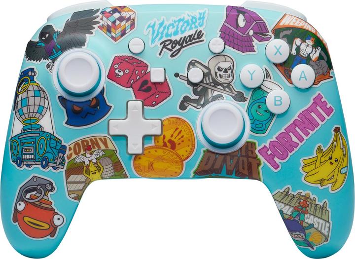 Image du produit PowerA Enhanced Wireless Controller - Fortnite Sticker Mania (Switch Lite, Switch OLED, Switch)