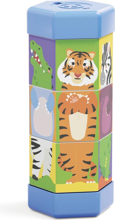 Actual product image Quercetti Tubò Mix & Match - Animals (2 pieces)