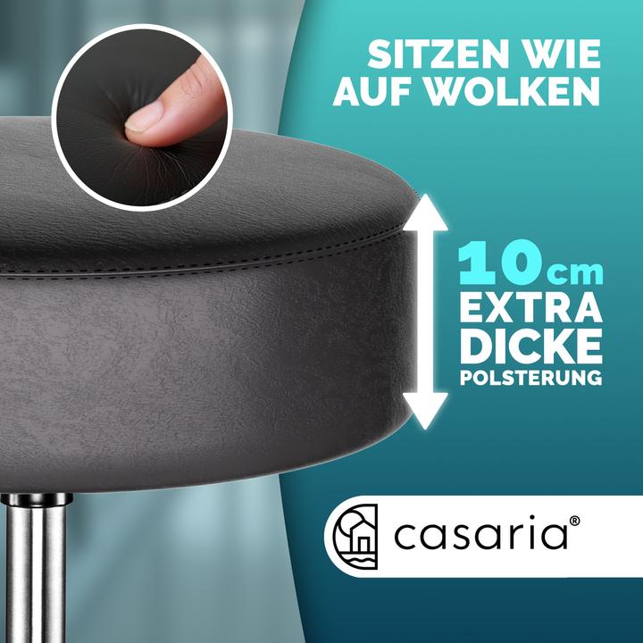 Actual product image Casaria Swivel Stool